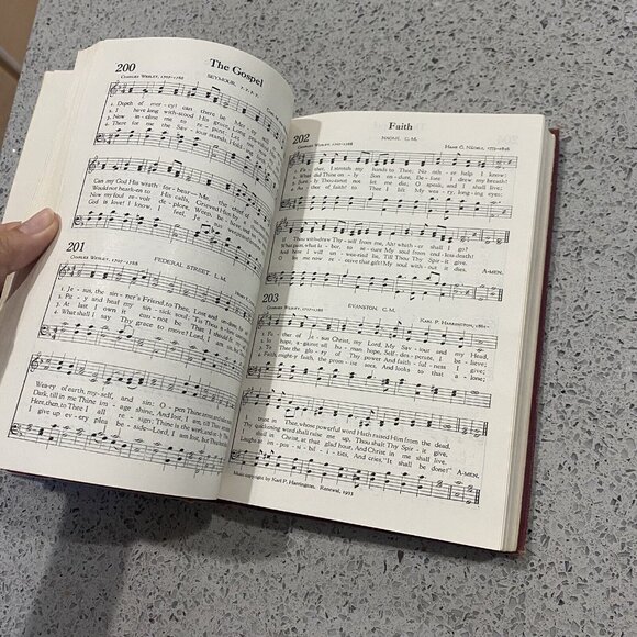 Vintage Methodist Hymnal Book Omaha Nebraska Christian - Picture 2 of 9